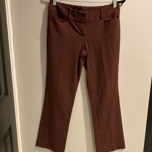 The Limited Rich Brown Boot Cut Pants